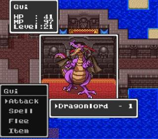 Screenshot Thumbnail / Media File 1 for Dragon Quest I & II (Japan) [En by RPGOne v2.0] (Dragon Quest Version)